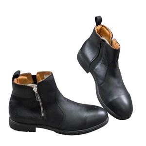 Xena Omega Women's Safety Steel Toe Work Boots Size 9 Black Leather Ankle Boot